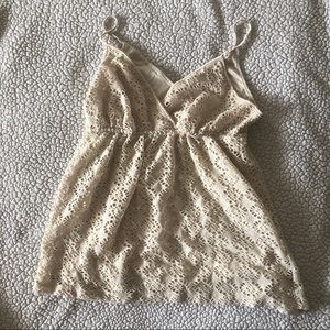 Eyelet cami